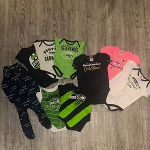 Seattle Seahawks Kids One Pieces Set